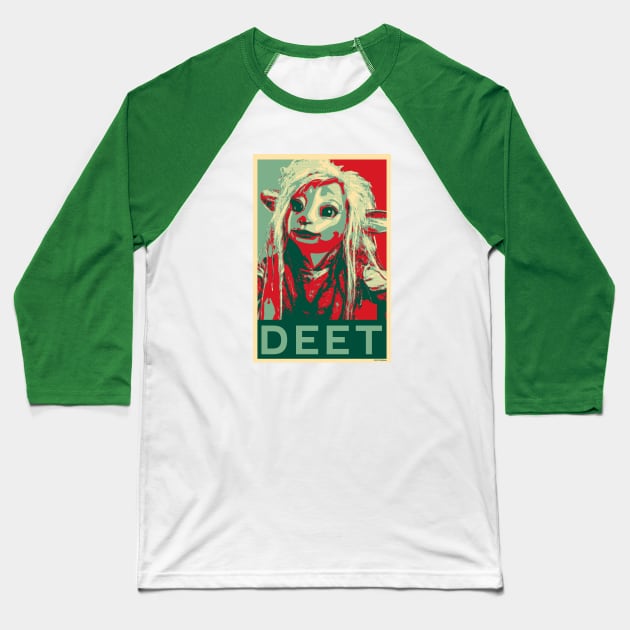 Deet - The Dark Crystal: Age of Resistance - Shepard Fairey Hope Poster Parody Baseball T-Shirt by CH3Media